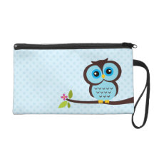 Hibou bleu mignon dragonnes