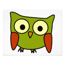 Hibou super cartons d'invitation