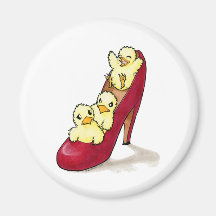 Highheel Küken Magnets