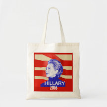 HILLARY 2016 LEINENTASCHE