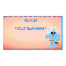 Himmel-Blau-Vogel profilecard_business_horizontal, Visitenkarten Vorlage