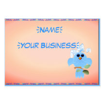 Himmel-Blau-Vogel profilecard_chubby_horizontal, [ Visitenkarten Vorlage