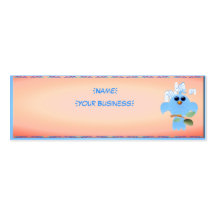 Himmel-Blau-Vogel profilecard_skinny_horizontal, [ Visitenkarten Vorlage