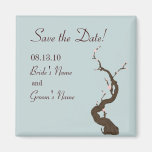 Himmel-Kirschblüten-Save the Date Magnet Magnete