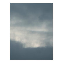 Himmel mit Wolken Postkarte