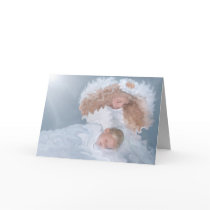 Himmlische Engels-Weihnachtsfeiertags-Gruß-Karte