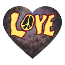 Hippie-Liebe-Aufkleber
