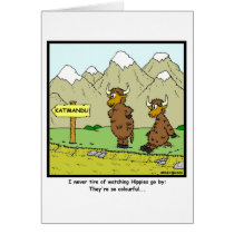 Hippies: Yak-Cartoon