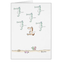 HIPPOCAMPES Boynton Cartes De Vœux