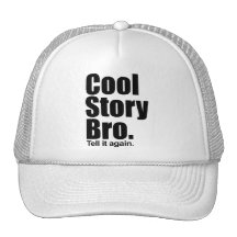 Histoire fraîche Bro. Chapeau Casquettes De Camionneur