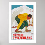 Hiver en Suisse Posters