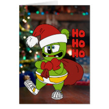 Ho Ho Ho Gummibär Weihnachtskarte