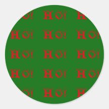 HO!  HO!  HO!  HO!  HO!  HO!  HO!  HO!  HO!  HO… RUNDER STICKER