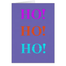 Ho! Ho! Ho! Weihnachtskarte