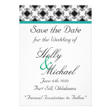 Hochzeit, savethedate, aquamarin, schwarz, extrava personalisierte einladungskarten
