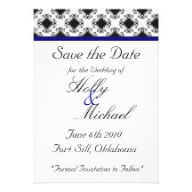 Hochzeit, savethedate, Blau, Schwarzes, extravagan Einladungen