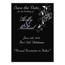 Hochzeit, savethedate, Schwarzes, Weiß, nobel, Chi Individuelle Einladungen