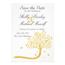 Hochzeit, savethedate, Weiß, Gold, nobel, einfach, Personalisierte Einladungskarten