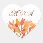 Hochzeits-Herbst-Thema-Baum-Aufkleber