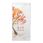 Hochzeits-Herbst-Thema-Servietten (Set von 4)