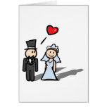 "Hochzeitstag" Paarentwurf Karte