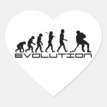 Hockey-Eis-Hockey-Sport-Evolutions-Kunst Sticker