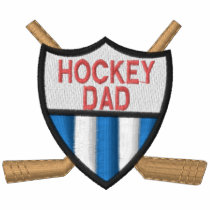 Hockey-Vati bestickte hemden