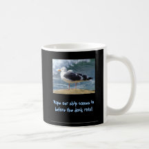 Hoffen Sie unser Schiff, hoffen Sie unser Schiff,  Kaffeehaferl