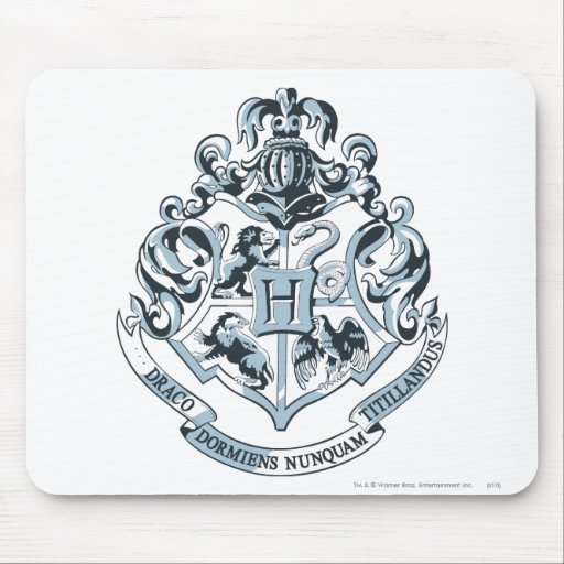 Hogwarts Wappen-Blau Mousepad