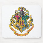 Hogwarts Wappen farbenreich Mauspad