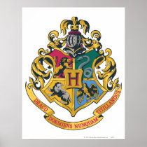 Hogwarts Wappen farbenreich