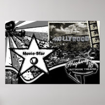 Hollywood-Filmstar Plakatdruck