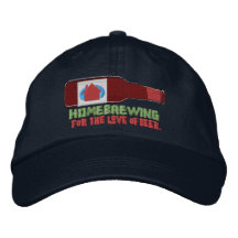 Homebrewing stickte Hut Baseballcap