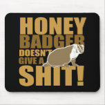 Honeybadger ne s'inquiètent pas tapis de souris