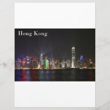 Hong Kong (St.K) Bedruckte Flyer
