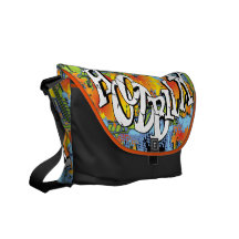 Hoodbilly Techno Spritzen-Graffiti #1b Kurier Taschen