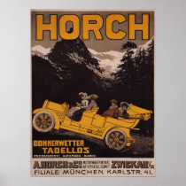 HORCH Automobil-Werbungs-Plakat