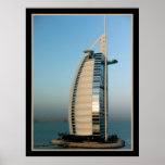 Hôtel arabe d'Al de Burj (Dubaï) Affiche