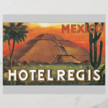 Hôtel REGIS, cru du Mexique Ds Prospectus