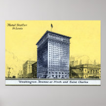 Hôtel Statler de St Louis Missouri Affiches