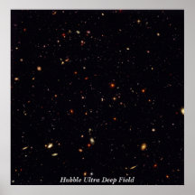 HubbleUltraDeepField, Hubble ultra tiefes Feld Plakat