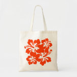 Hübsche orange Hibiskus-Tasche