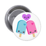Hübsche Popsicles BESTE FREUNDIN Kawaii Knöpfe Button
