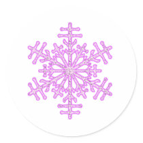Hübsche rosa Winter-Weihnachtsschneeflocke