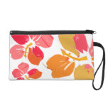 Hübscher rosa Hibiskus-Blumen-Wristlet/Kupplung