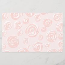 Hübsches weiches rosa Rosenmuster Vollfarbige Flyer