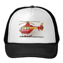 Hubschrauber-Krankenwagen-Hut Retrokult Cap