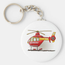 Hubschrauber-Krankenwagen Keychain Schlüsselband