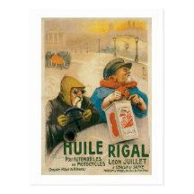 Huile Rigal Postkarte