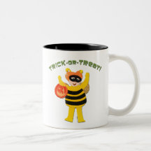 Hummel-Bienen-Jungen-Halloween-Becher Kaffeehaferl